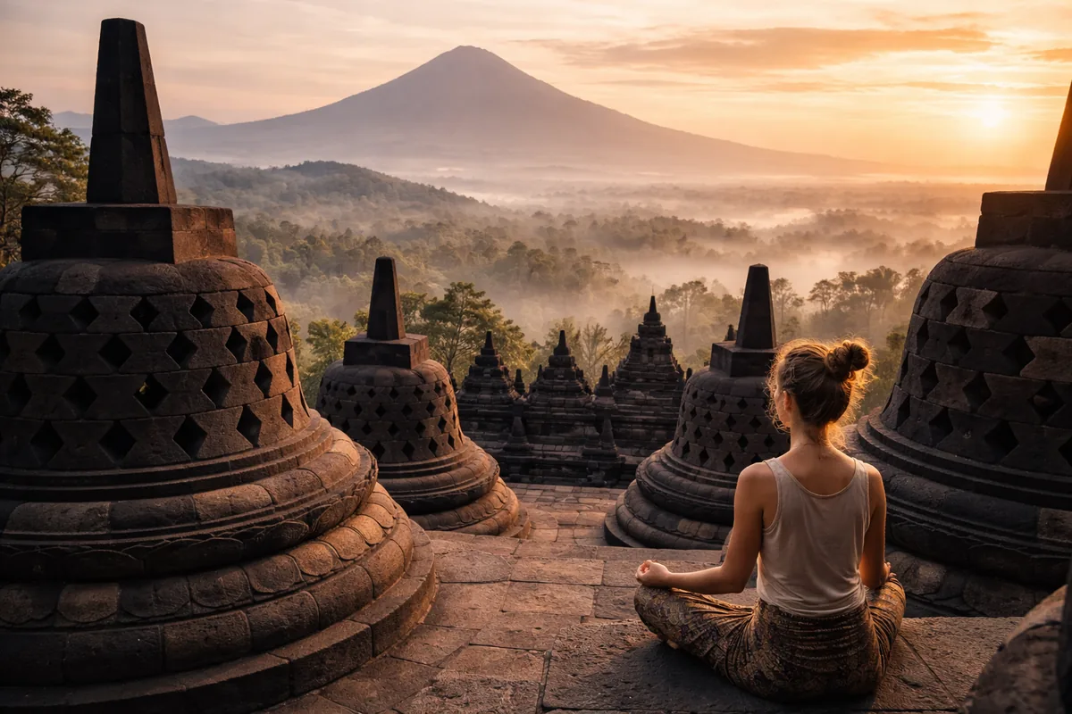 Quel voyage spirituel vivre à Borobudur en Asie ?