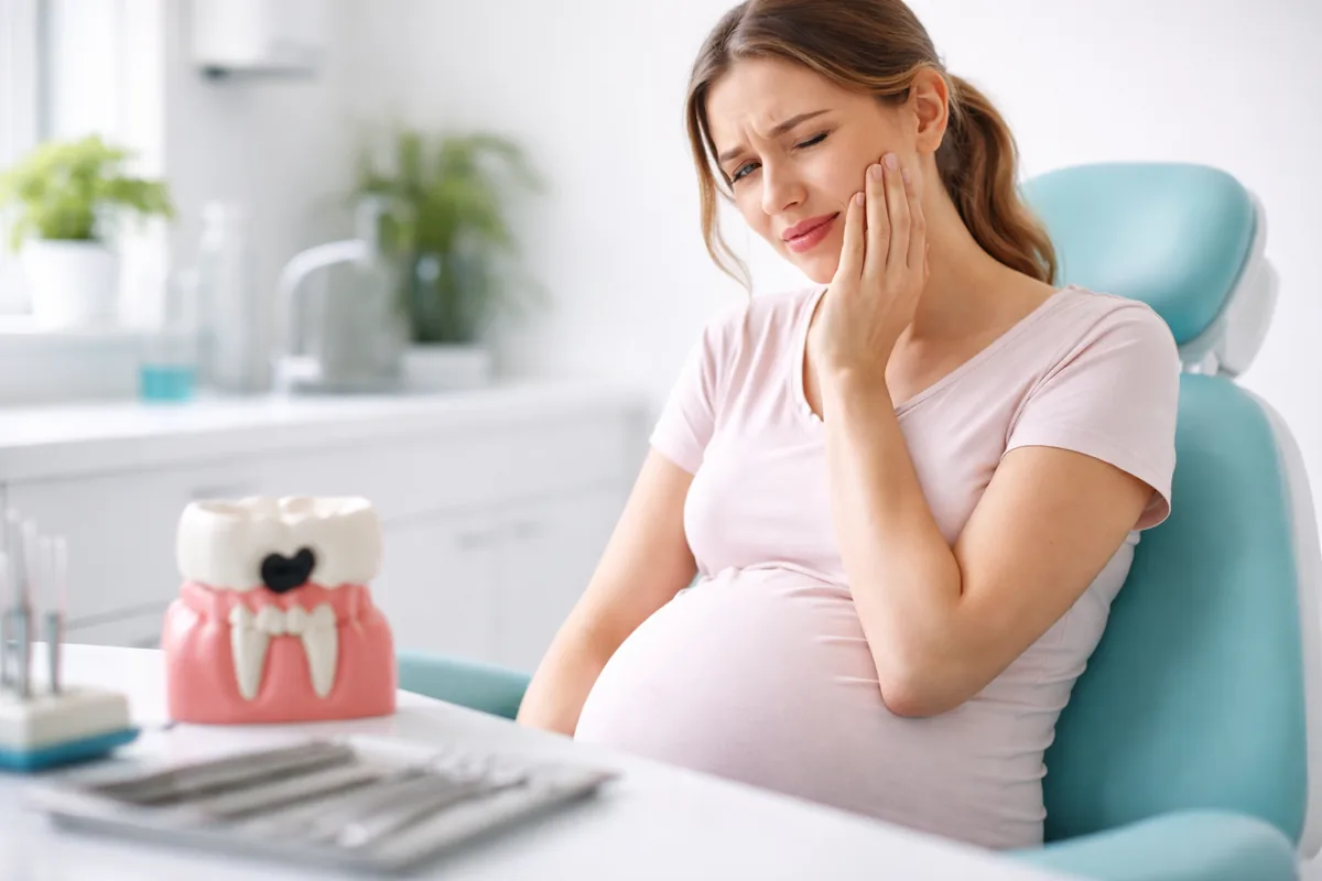 Quels sont les symptômes courants de caries dentaires pendant la grossesse