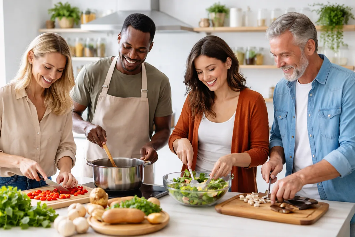 Les bienfaits insoupçonnés de la cuisine collaborative