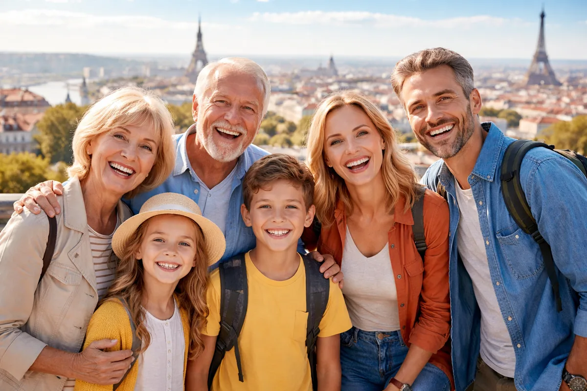 Les bienfaits d'un voyage multigénérationnel en Europe